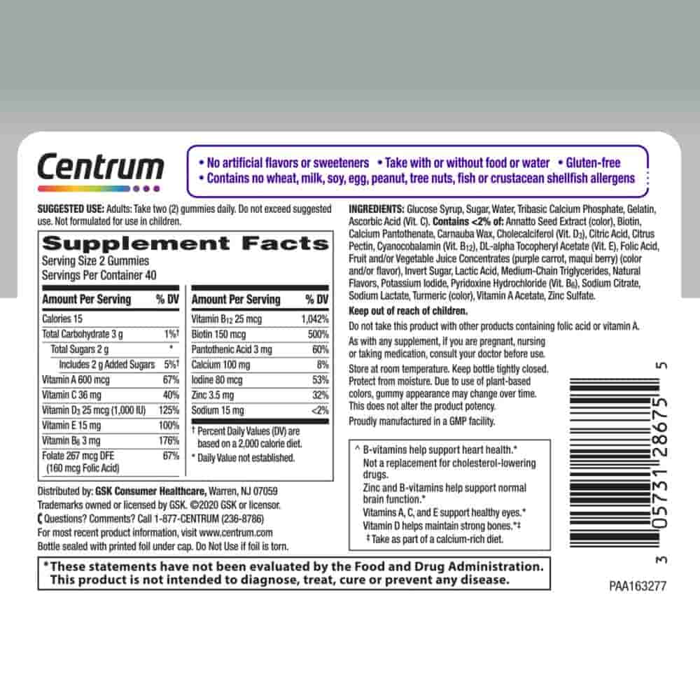 Centrum MultiGummies Supplement For Women in Pakistan - Import Mania