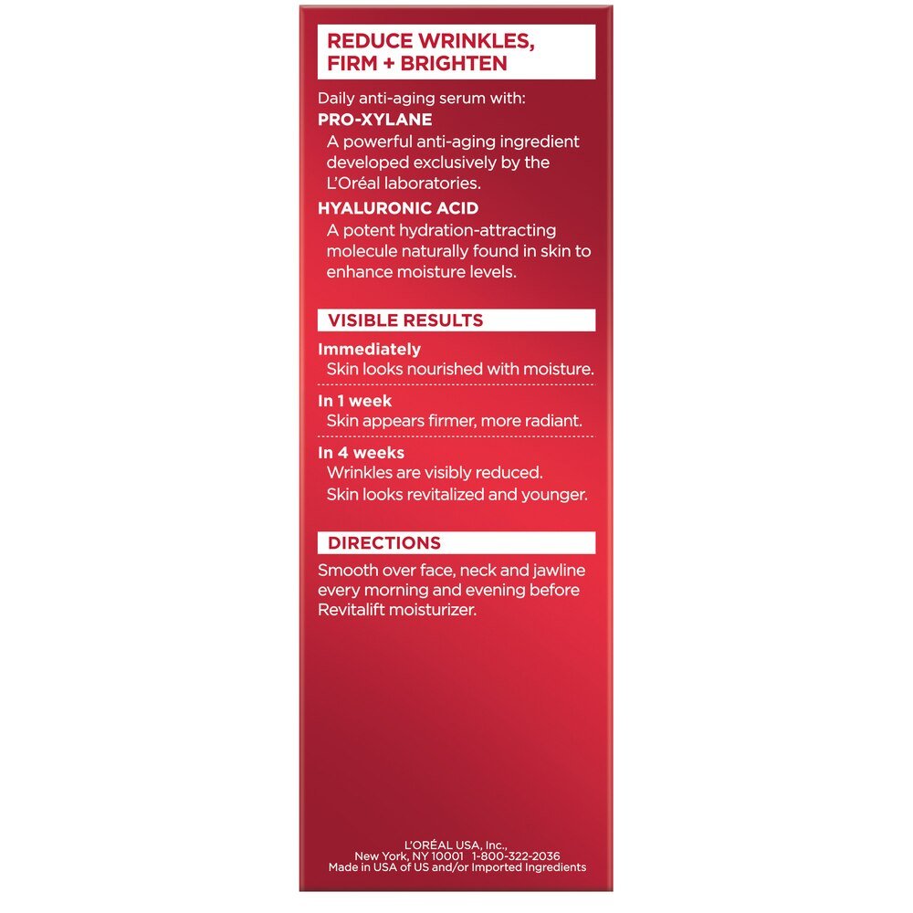 L'Oreal Paris RevitaLift Triple Power Concentrated Serum - Import Mania
