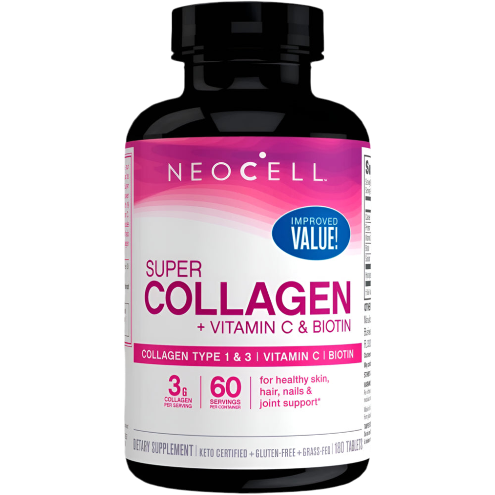 NeoCell Super Collagen With Vitamin C and Biotin - 180 tabs