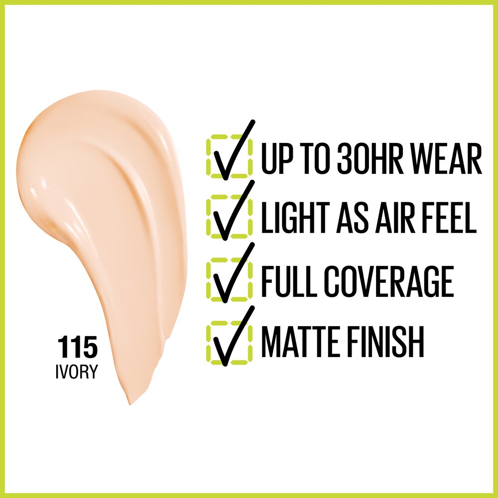 Maybelline SuperStay Full Coverage Foundation