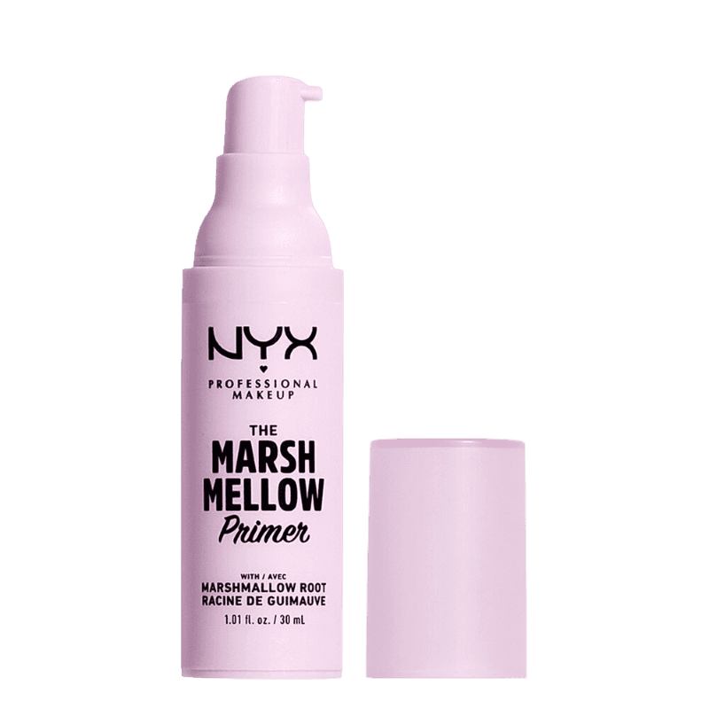 A bottle of NYX against a transparent background.