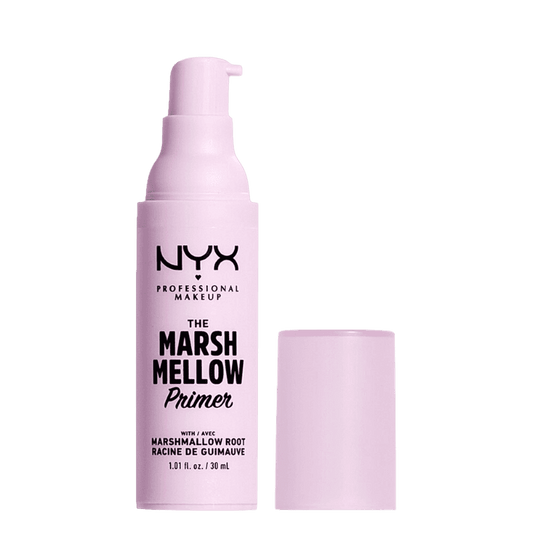 A bottle of NYX against a transparent background.
