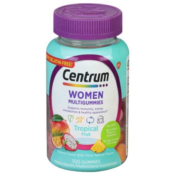 Centrum Women Multivitamin 100 Gummies (Gelatin Free)