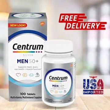 Centrum Silver Men 50+ 100 Tablets - Import Mania