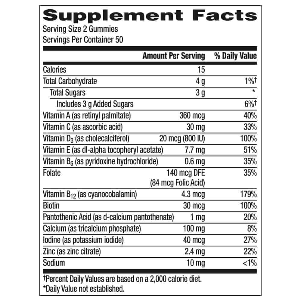 Centrum Women Multivitamin Gummies (100 Count) in Pakistan - Import Mania