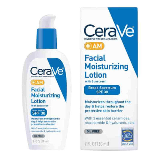 CeraVe AM Face Moisturizer with SPF 30 - Import Mania