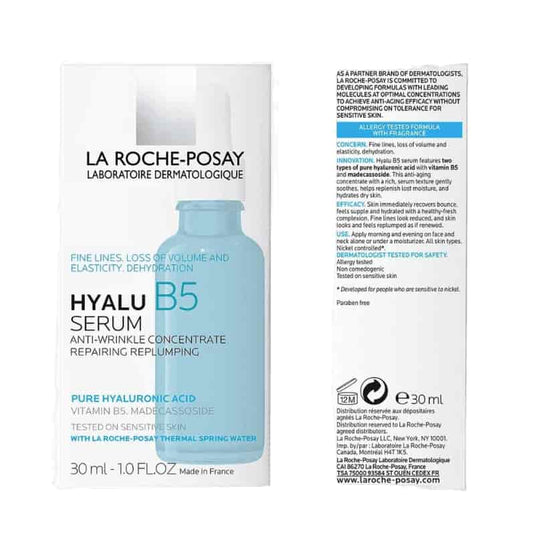 La Roche-Posay Hyalu B5 Serum packaging on a white background