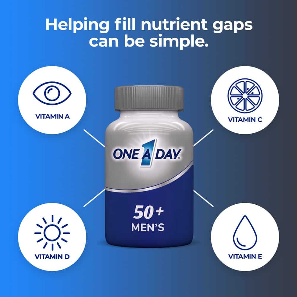 One A Day Men 50+ Complete Multivitamin - Import Mania
