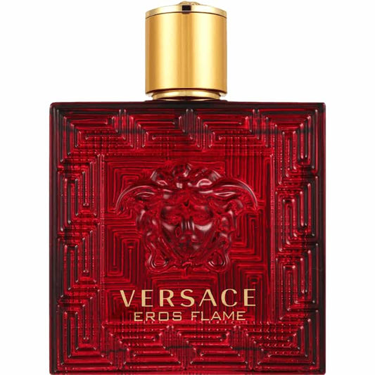 versace perfume bottle on a white background
