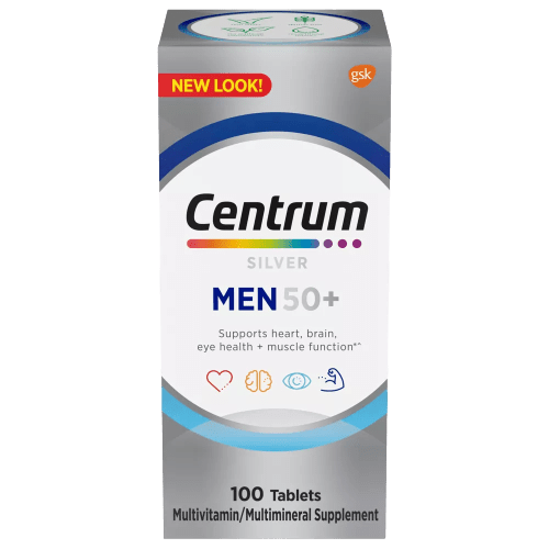 Centrum Silver Men 100 Tablets - Import Mania