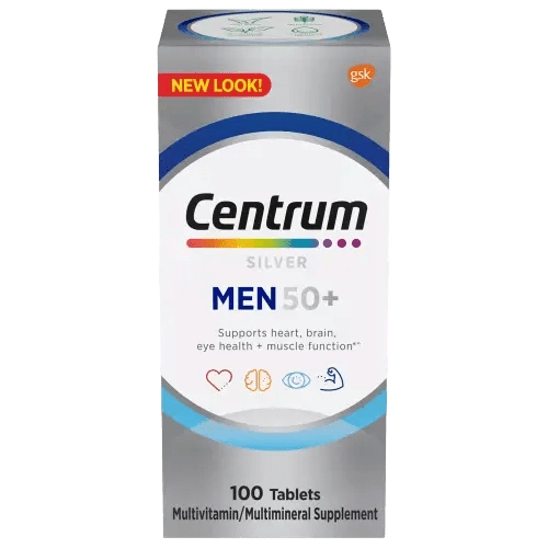 Centrum Silver Men 50+ 100 Tablets - Import Mania