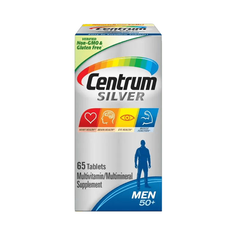Centrum Silver Multivitamin 65 Tablets for Men 50+ - Import Mania