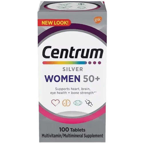Centrum Silver Women 50+ Multivitamins 100 Tablets - Import Mania