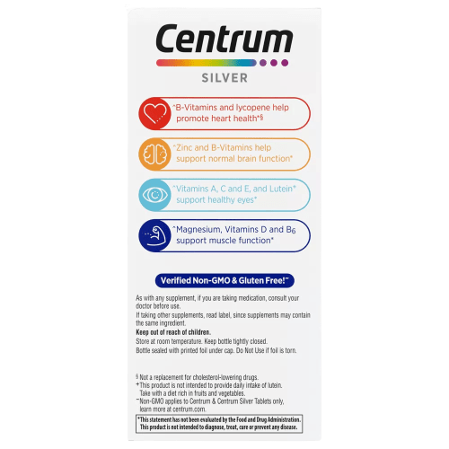 Centrum Silver Men 100 Tablets Benefits 
