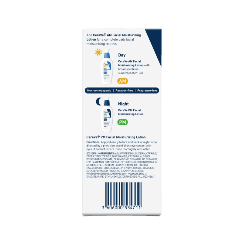 CeraVe PM Facial Moisturizing Lotion - Import Mania