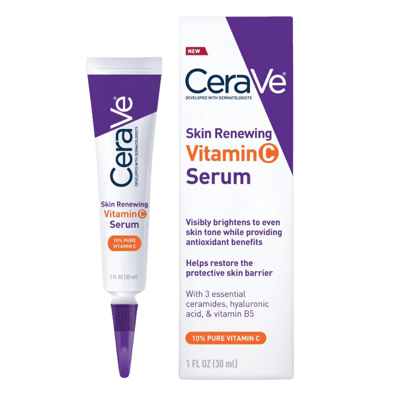 CeraVe Vitamin C Face Serum with Hyaluronic Acid 10% Vitamin C, 1 OZ - Import Mania