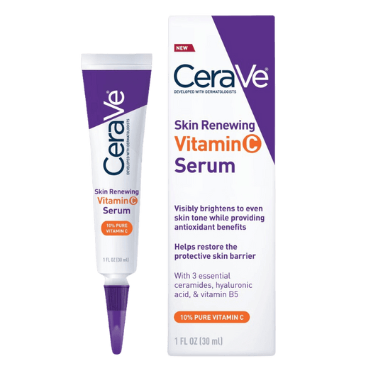 CeraVe Vitamin C Face Serum with Hyaluronic Acid 10% Vitamin C, 1 OZ - Import Mania